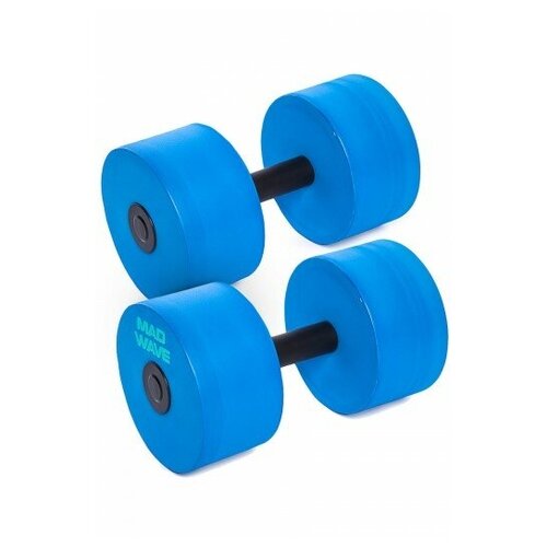 Аквагантели Dumbbells Basic Round, pair, One size, Blue