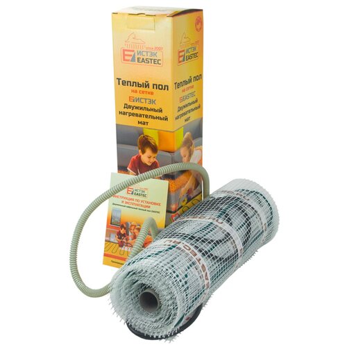 Комплект двухжильного теплого пола на сетке EASTEC ECM-3 30м2 480Вт ЮКорея 7119₽