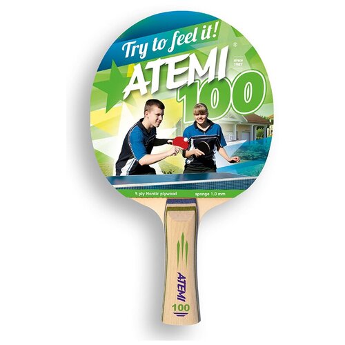 фото Ракетка для настольного тенниса atemi 100cv