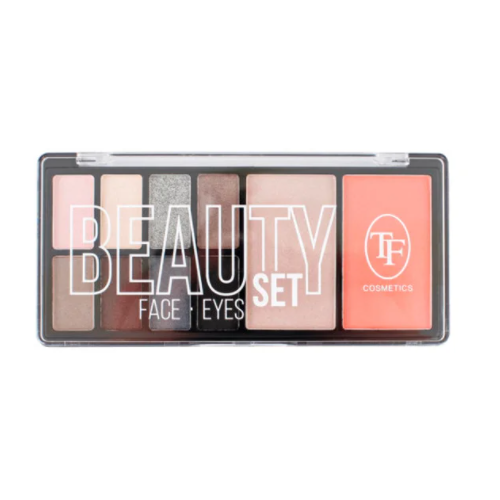 Палетка для макияжа TF Cosmetics BEAUTY SET т.11 Розово-нюдовая палитра 13,8 г