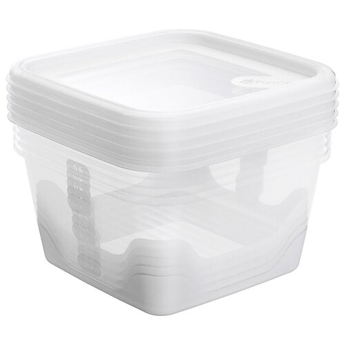 фото Набор контейнеров для заморозки sparkplast 861-300 0,9л biofresh 5шт, пластик