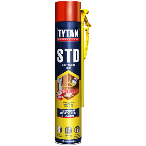 Монтажная пена Tytan Professional STD Эрго 750 мл летняя монтажная пена titan professional std титан профессионал ств эрго летняя 750 мл