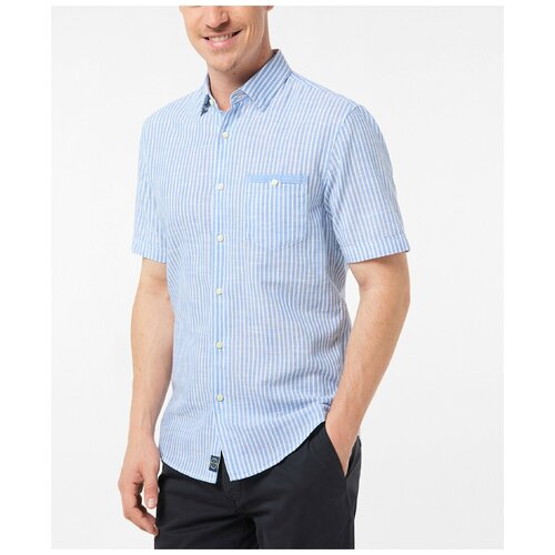 фото Мужская рубашка pierre cardin короткий рукав airtouch 53916/000/27174/9001 (53916/000/27174/9001 размер xxl)