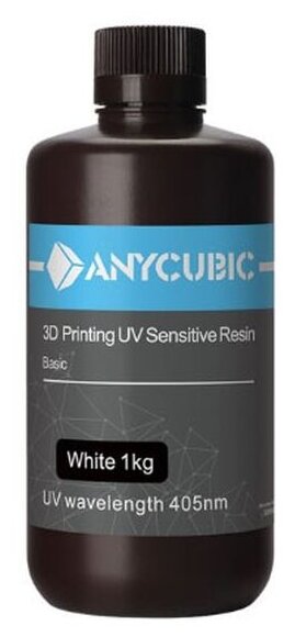 Фотополимерная смола Anycubic Colored UV Resin серый (0.5 л)