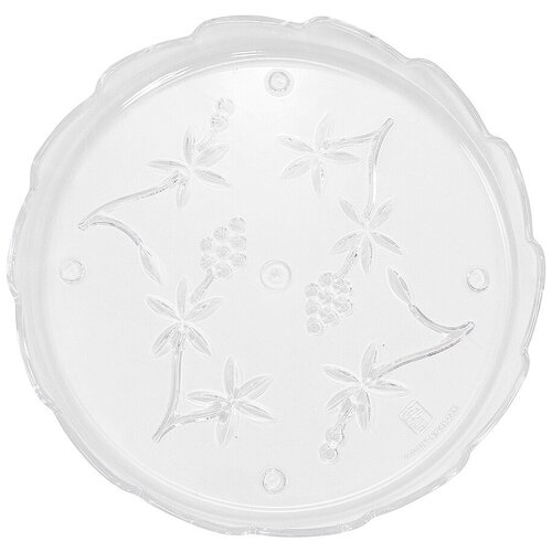 Поднос сервировочный D190 мм • лоза круглый пластик прозрачный • KPN 1 шт