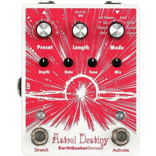 Педаль эффектов для электрогитары EarthQuaker Devices Astral Destiny Modulated Octave Reverb - EarthQuaker Devices