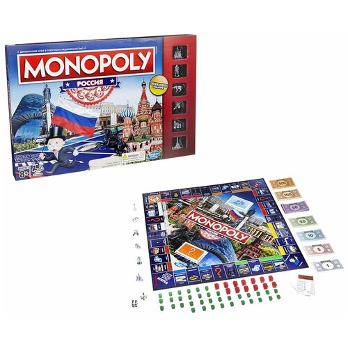 Настольная игра «Монополия Россия», обновленная версия, Hasbro (Хасбро)