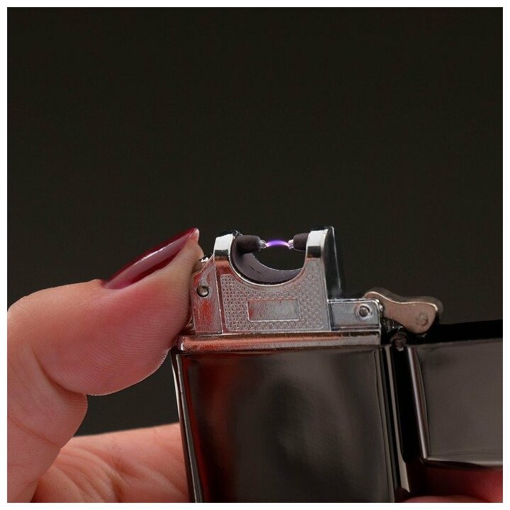 Подарки Дуговая USB зажигалка Black