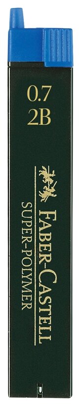 Faber-Castell Грифели для механических карандашей Super-Polymer 2B 0.7 мм 12 шт