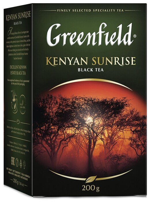 Чай черный листовой Greenfield Kenyan Sunrise, 200 г - фотография № 4