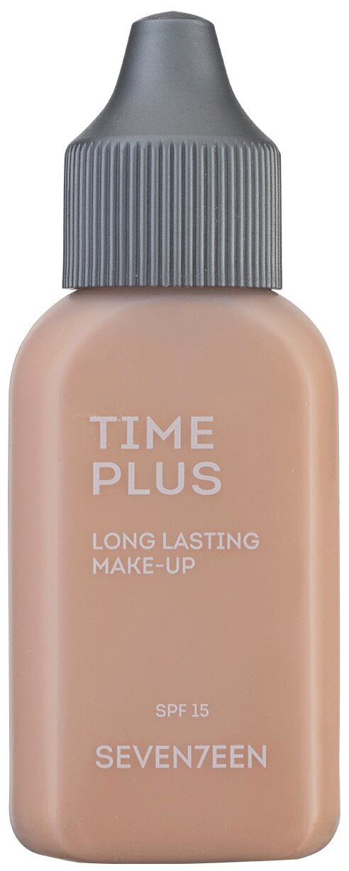 SEVEN7EEN Тональный крем длительного действия "TIME PLUS LONGLASTING MAKE UP" №4, средний беж