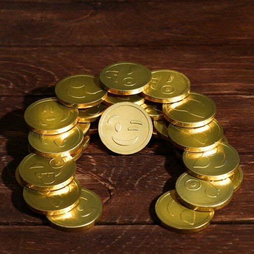 Монеты в банке «Смайлик», 6 г(120 шт.)