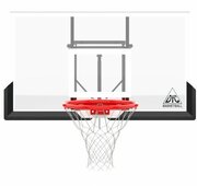Баскетбольный щит с кольцом DFC BOARD54P 136х80 см диаметр 45 см + всепогодная сетка, поликарбонат