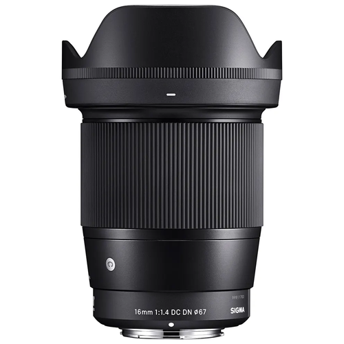 объектив sigma 17mm f 4 dg dn contemporary sony e Объектив Sigma AF 16mm f/1.4 DC DN Contemporary Fujifilm X-mount, черный