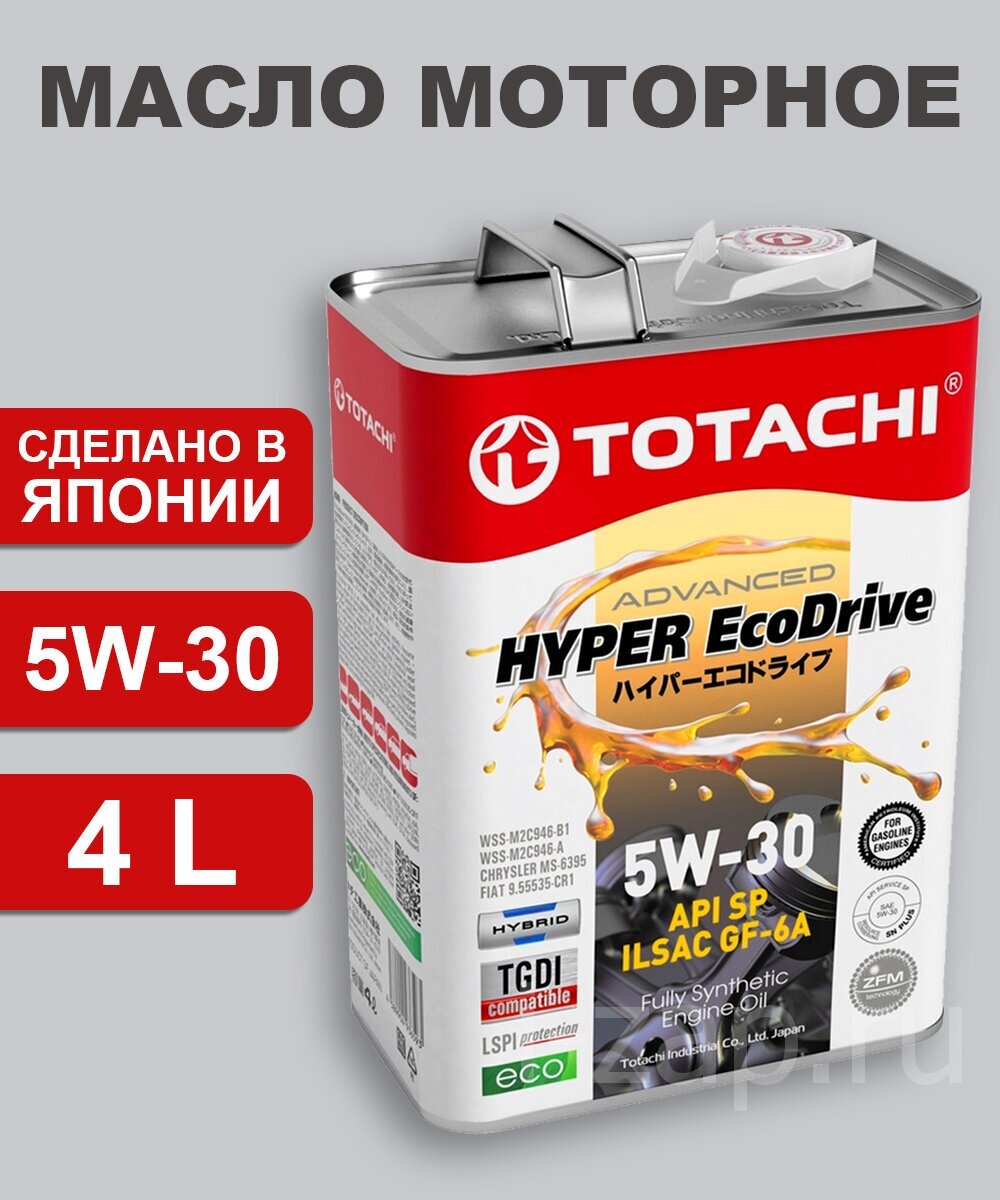 HYPER Ecodrive Fully Synthetic синтетика 5W-30 4 л.