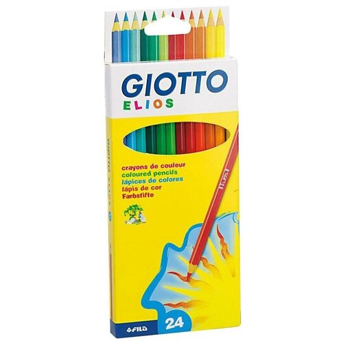 Цветные карандаши Giotto Elios, 24 цвета