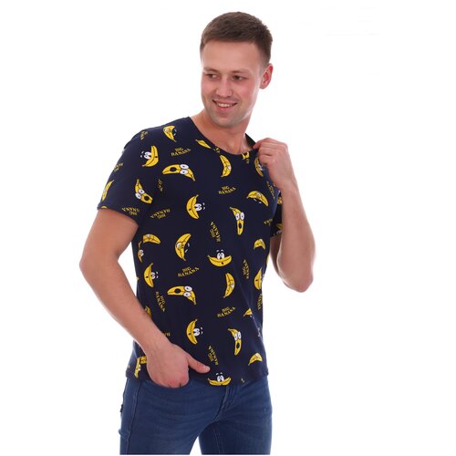 фото Домашняя мужская одежда / футболка мужская / футболка пижамная мужская / футболка трикотажная домашняя, р. 48 промдизайн