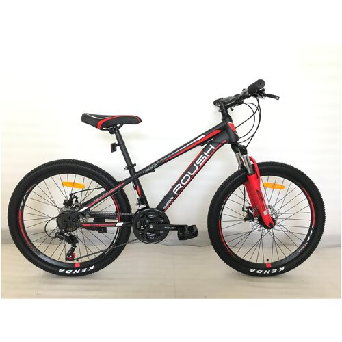 Велосипед ROUSH 24 MD 200-2 black/red (Требует финальной сборки)