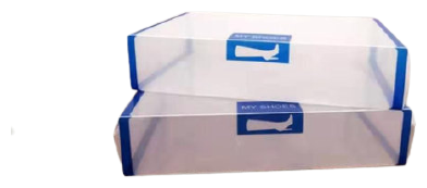 Комплект коробок для хранения обуви 52х30х115 - 2 шт синий