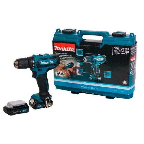 Аккумуляторная дрель-шуруповерт Makita DF333DWYE4 798000₽