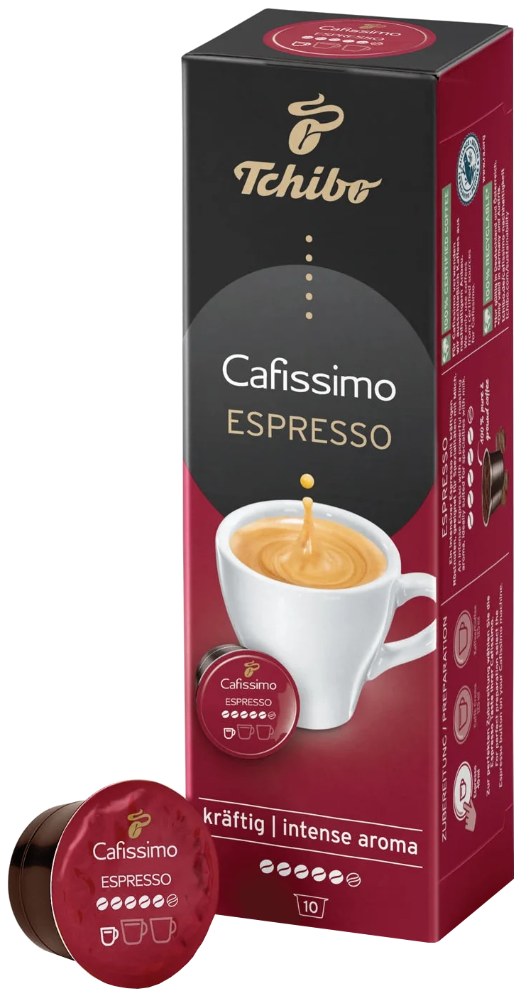 Кофе в капсулах Tchibo Cafissimo Espresso Intense Aroma, 10 кап. в уп. - фотография № 2