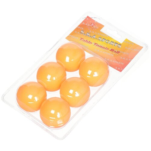 фото Набор мячей для настольного тенниса, 6 шт, блистер, премиум, y6-1878 нет бренда