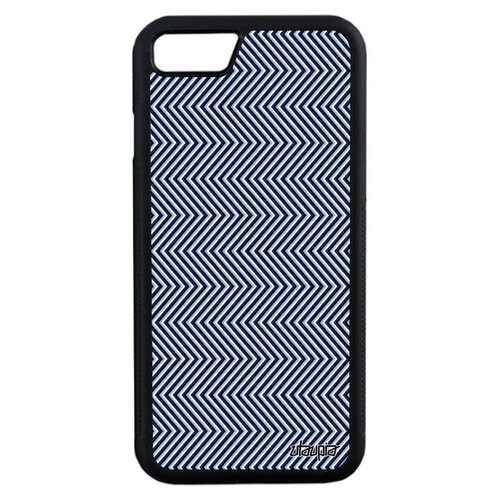 фото Чехол на смартфон // apple iphone 7 // "зигзаг" иллюзия волна, utaupia, синий