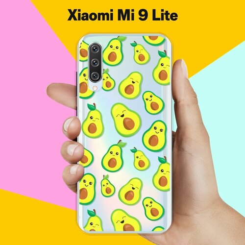 Силиконовый чехол на Xiaomi Mi 9 Lite Узор из авокадо / для Сяоми Ми 9 Лайт силиконовый чехол узор из авокадо на xiaomi mi 9