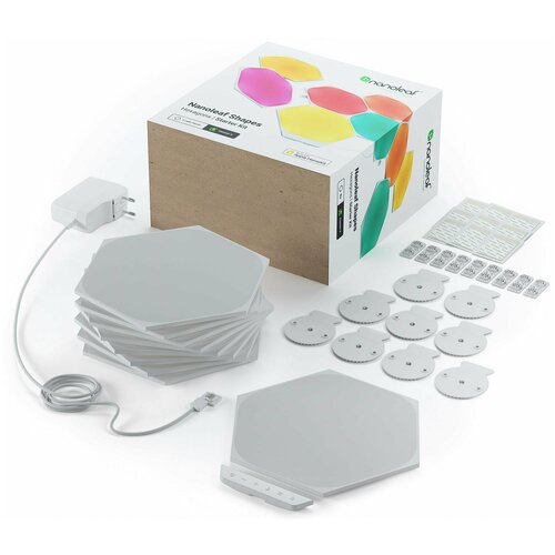 Система освещения Nanoleaf Shapes Hexagon 9 панелей (NL42-0002HX-9PK)