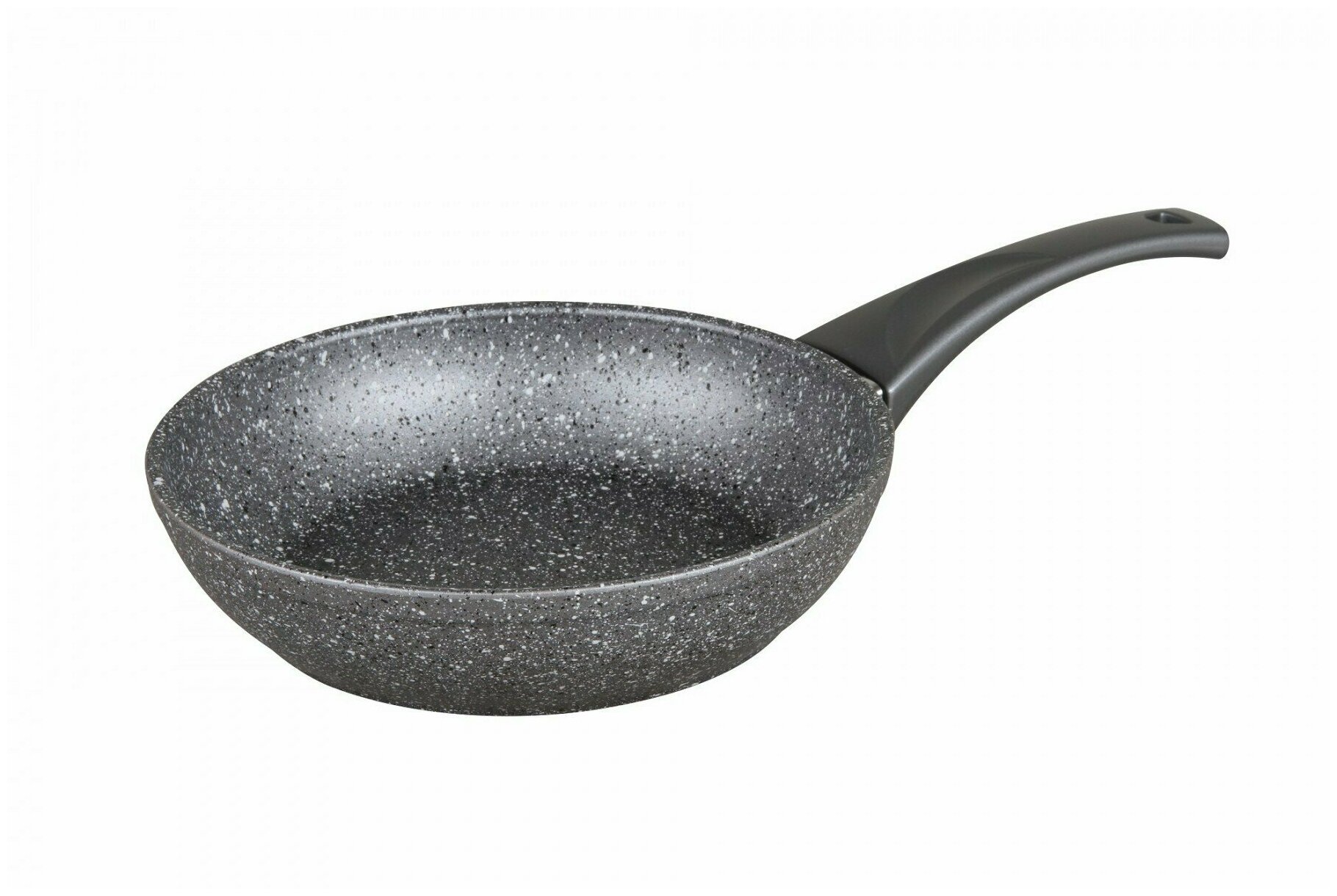 Сковорода с антипригарным покрытием OMS Collection, сковородка без крышки 26 см цвет серый - фотография № 1