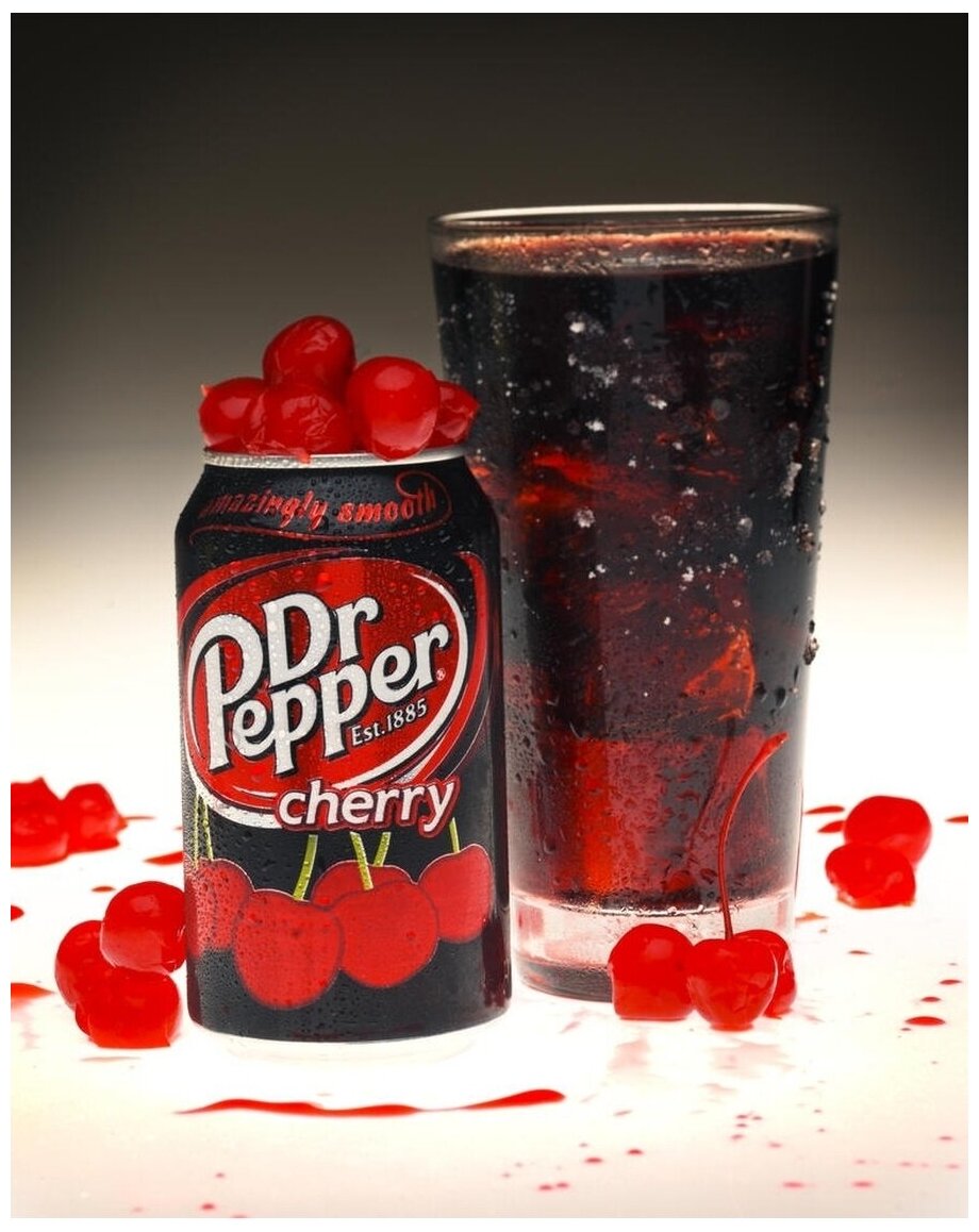 Напиток газированный Dr.Pepper 24 ШТ CHERRY - фотография № 14