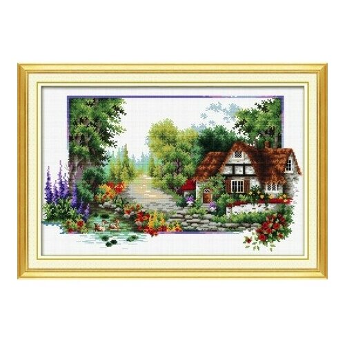 Набор для вышивания крестом Лето 8301, 35x21 см см.