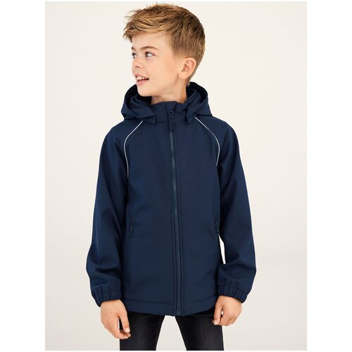 name it, куртка для мальчика, цвет: темно-синий, размер: 134