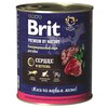 Brit Premium by Nature консервы для собак Сердце и печень 850гр - изображение