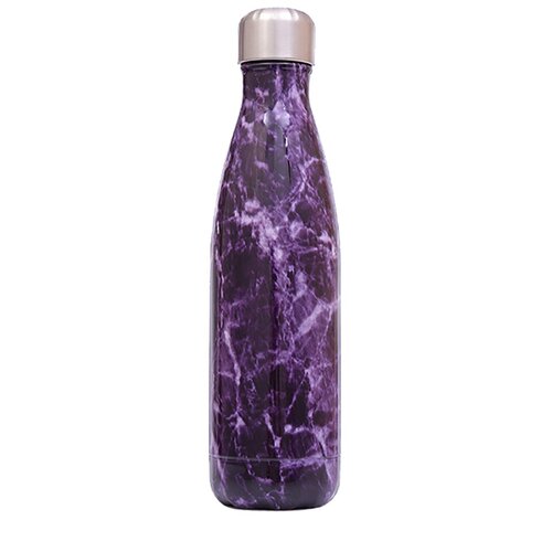 фото Бутылка термос из нержавеющей стали для горячего и холодного, металлическая бутылка для воды, 500 мл., bloominghome accents. bh-mwb-18