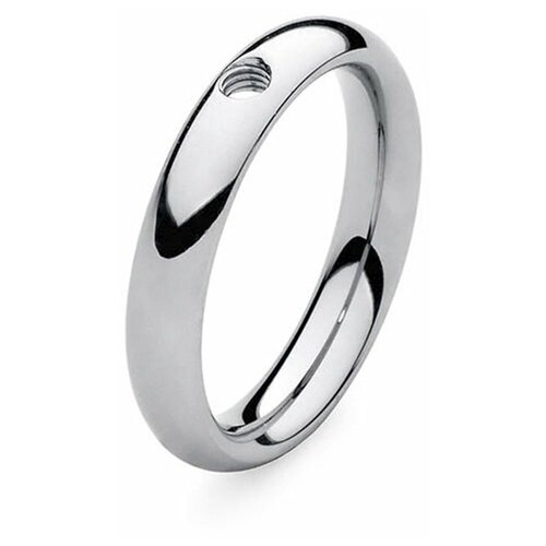 Кольцо Qudo, размер 16, серебряный, серый кольцо qudo размер 15 2 серебряный
