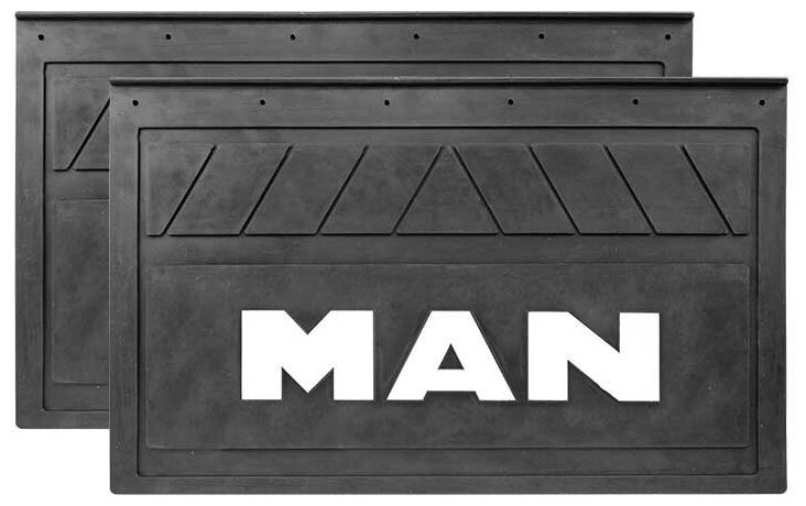 Брызговики MAN для грузовых автомобилей 520х330мм комплект 2 шт