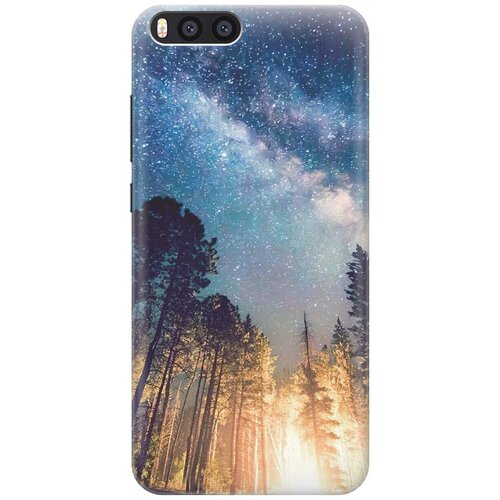 фото Силиконовый чехол на xiaomi mi note 3 / сяоми ми ноут 3 с принтом "млечный путь" gosso