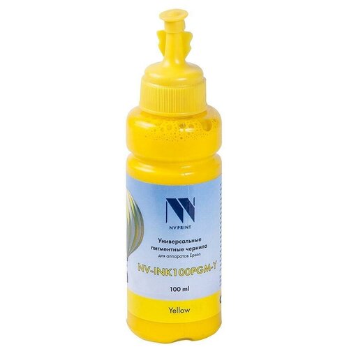 Чернила NV-INK100PGM Yellow универсальные пигментные для аппаратов Epson (100ml) (Китай)