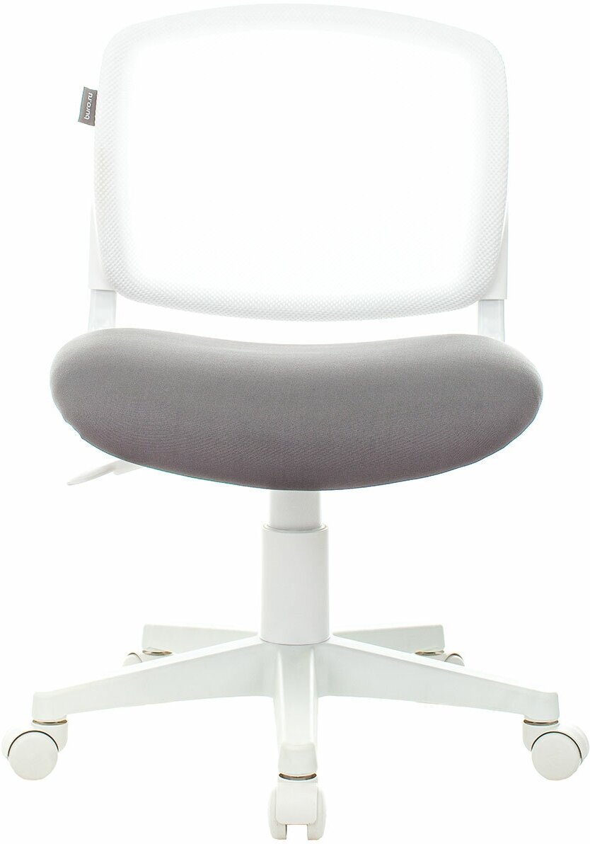 Кресло детское Бюрократ CH-W296NX, обивка: сетка/ткань, цвет: белый/серый Neo Grey - фото №7