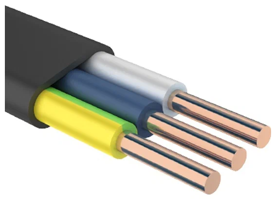 Кабель Русский Свет ВВГ-Пнг(А)-LS 3х4 ОК (N PE) 0.66кВ (м) ЭК000092962 - фотография № 2