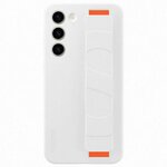 Чехол Samsung Silicone Grip Case для Galaxy S23+ White - изображение