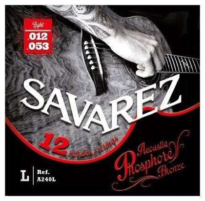 SAVAREZ A240L Acoustic Phosphor Bronze .012-.053 струны для акустической гитары