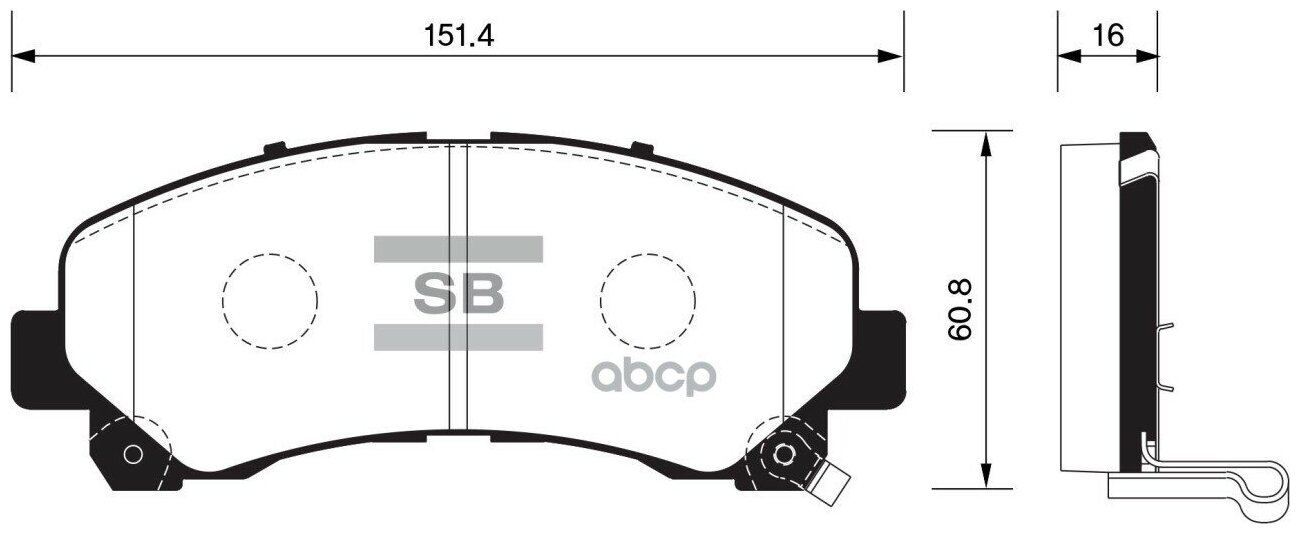 Sp1409_колодки Дисковые П! Isuzu D-Max 2.5d/Td/3.0d 07> Sangsin brake арт. SP1409