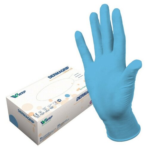 Мед. смотров. перчатки нитрил, нестер, н/о, Dermagrip Ultra LS (M) 100 пар