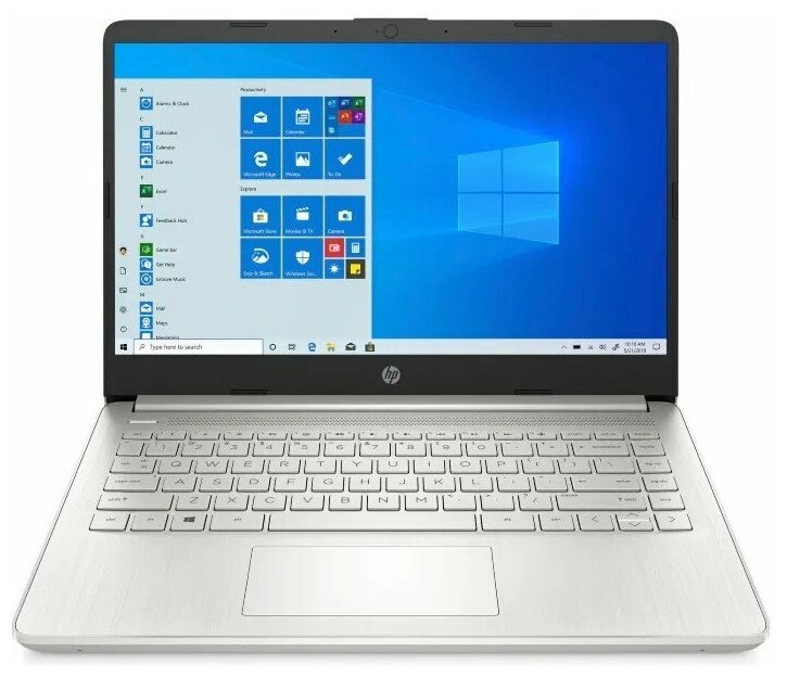 Ноутбук HP 14s-fq1028ur 640Q2EA серебристый
