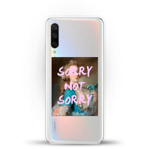 фото Силиконовый чехол sorry на xiaomi mi cc9e andy & paul