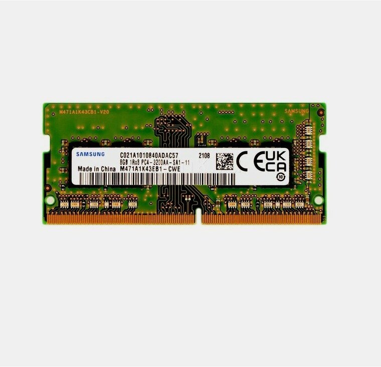 Память SODIMM DDR4 PC4-25600 Samsung M471A2K43EB1-CWE, 16Гб, 1.2 В