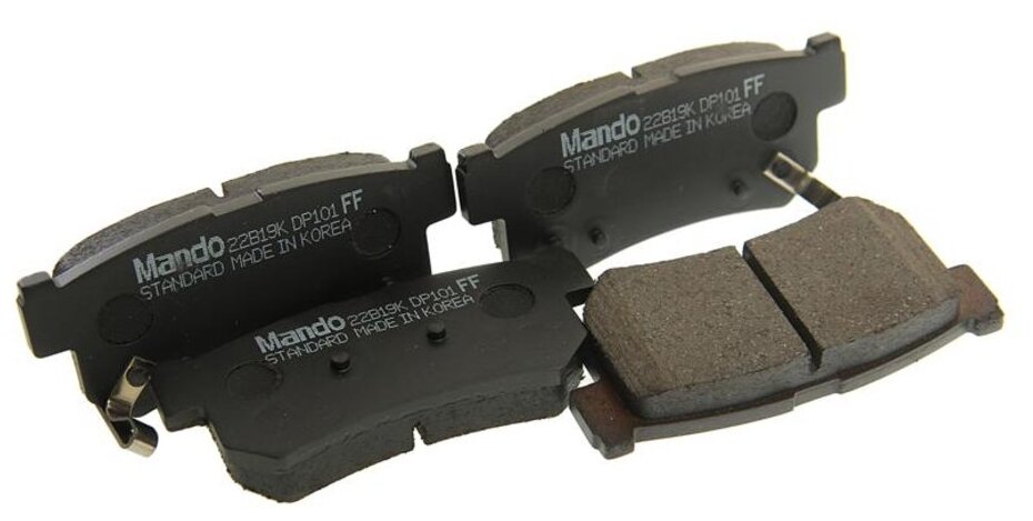Дисковые тормозные колодки задние MANDO MPD13 (4 шт.)