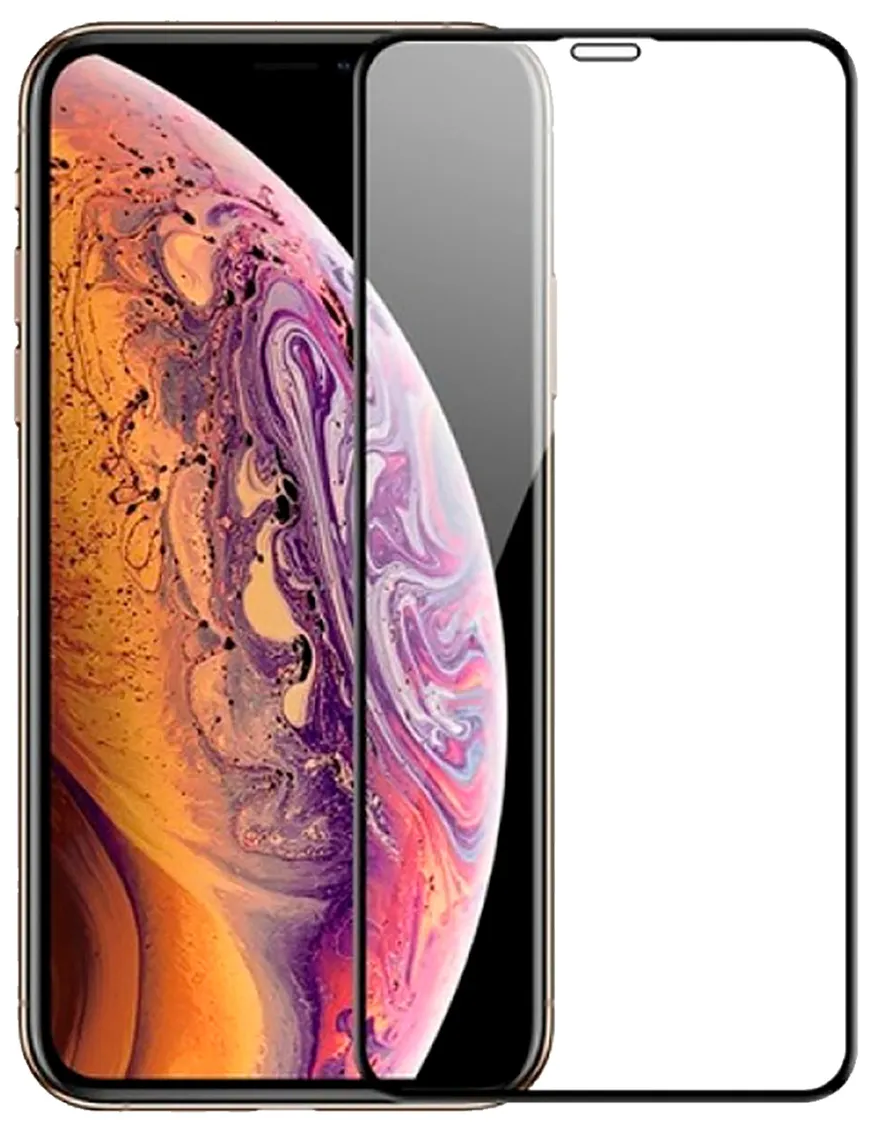 Защитное стекло для Apple iPhone X / Apple iPhone Xs / Apple iPhone 11 Pro c полным покрытием серия Стеклофф Base